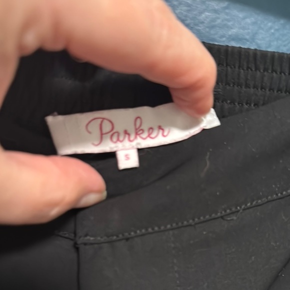 Parker Black Jogger Pants with Floral Embroidery S - Picture 7 of 7